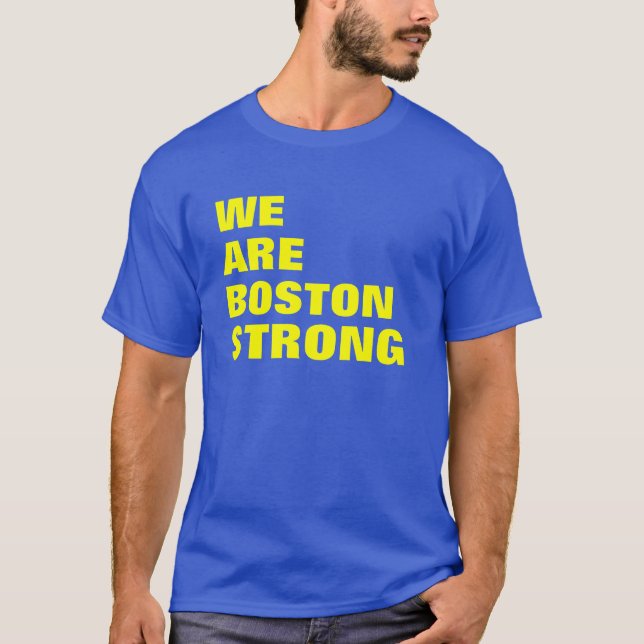 WIR SIND STARKES BOSTON T-Shirt (Vorderseite)