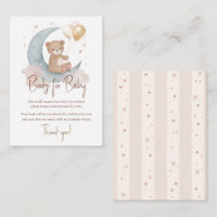 Wir sind über dem Mond und haben Bärenbücher für B