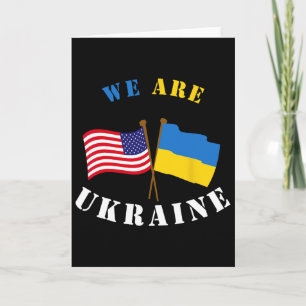 Wir sind Ukraine-Shirt Unterstützen Ukraine Ukrain Karte
