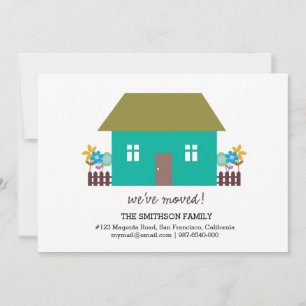 wir sind umgezogen ankündigung