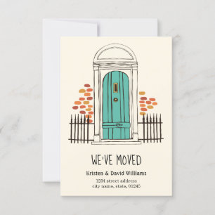 Wir sind umgezogen - Ankündigung über die Blaue Tü