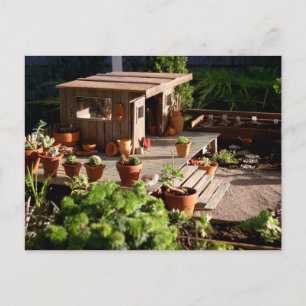 Wir sind umgezogen! ankündigungspostkarte