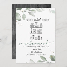 Wir sind umgezogen, die Küche, die Blätter