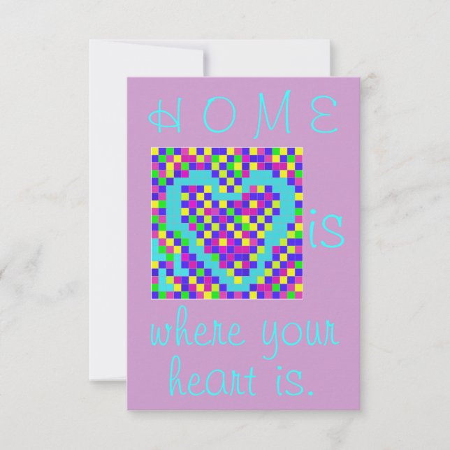 Wir sind umgezogen! Leerzeile 1 Einladung (Vorderseite)