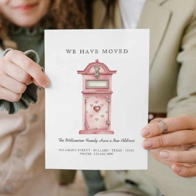 Wir sind umgezogen - neue Adresse I Heftbriefkaste Ankündigung (Von Creator hochgeladen)