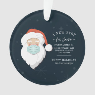 Wir sind umgezogen Neue Haltestelle für Santa Feie Ornament