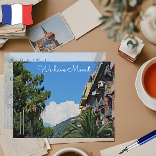 Wir sind umgezogen - Nizza - Frankreich Postkarte