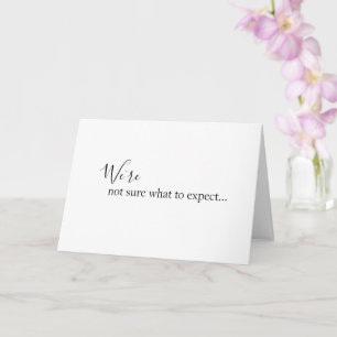 Wir sind uns nicht sicher, was wir mit einer Ankün Karte