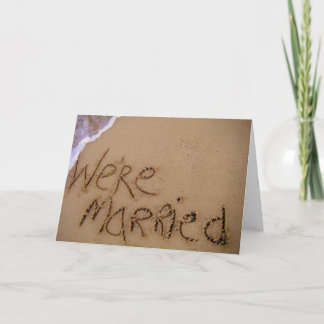 Wir sind Verheiratet! Ankündigung