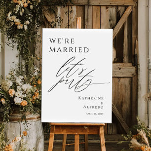 Wir sind verheiratet, lasst uns feiern - Elopement Poster