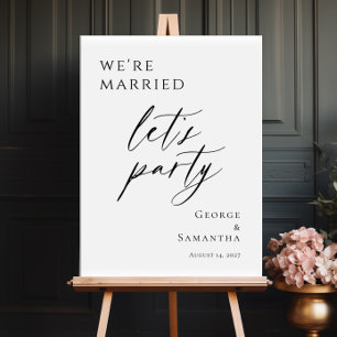 Wir sind verheiratet, lasst uns feiern - Elopement Poster
