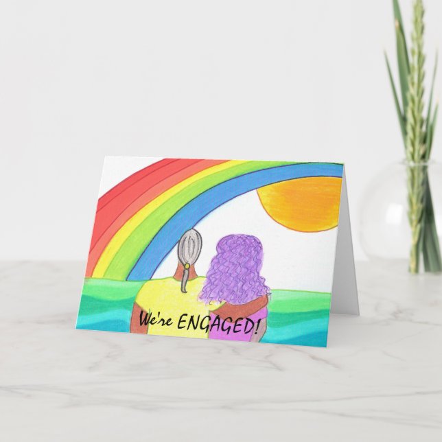 Wir sind VERLOBT! Ankündigung (Vorderseite)