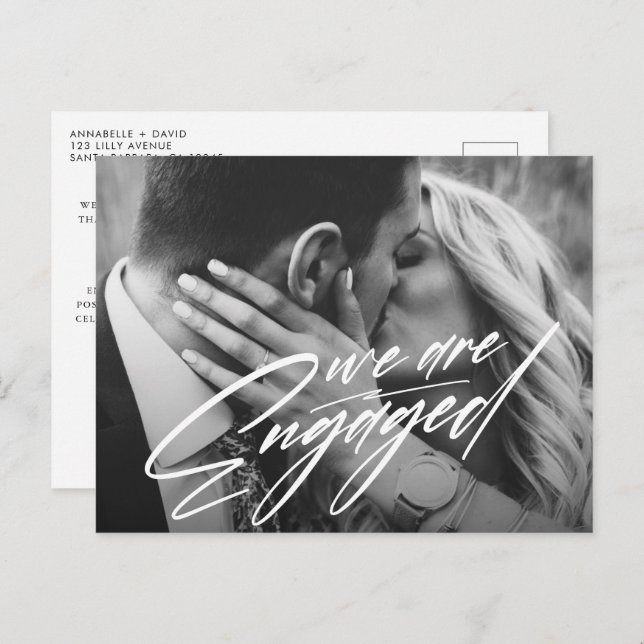 Wir sind Verlobt | Ankündigung der Verlobung von F (Vorne/Hinten)