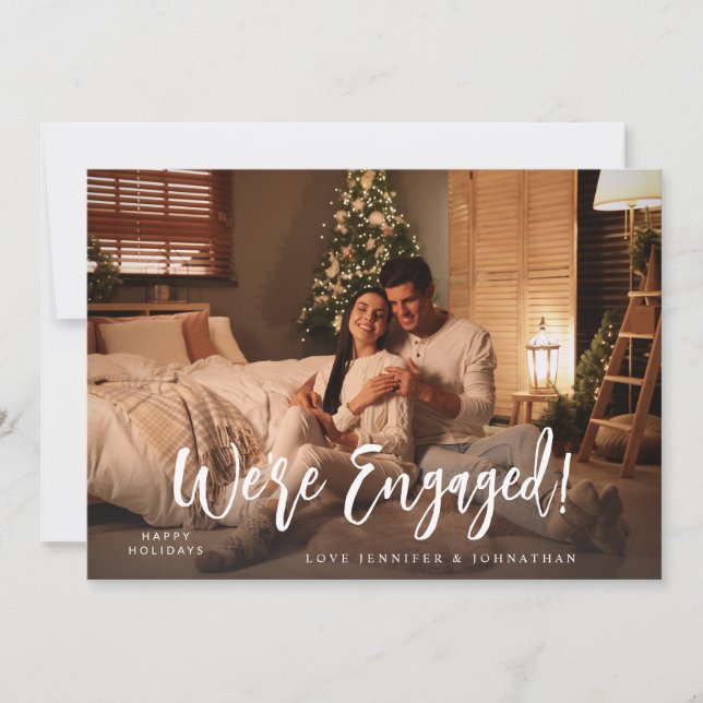 Wir sind Verlobt Minimalistisches H-Foto 2 (Vorderseite)