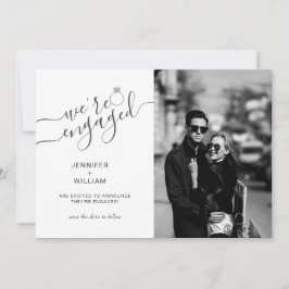 Wir sind Verlobt mit der Verlobung von Ehepaaren i Ankündigung