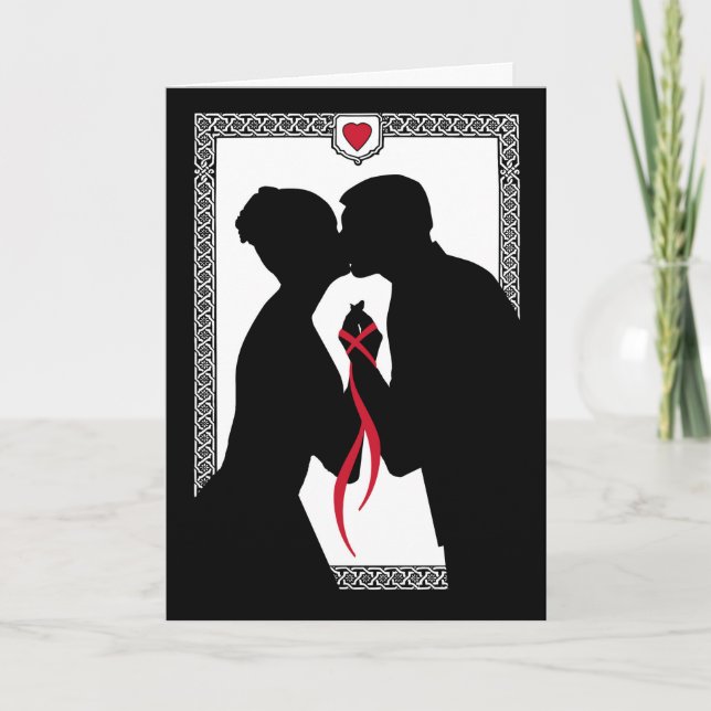 Wir sind Verlobte Krawatte des Knotenpunktes Siege Karte (Vorderseite)