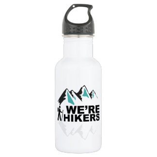 Wir sind Wanderer 18oz Stainless White Water Flasc Trinkflasche