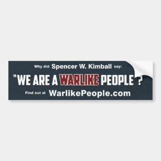 Wir sind Warlike People Autoaufkleber