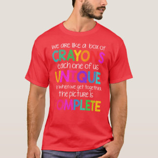 Wir sind wie ein Mädchen mit einer Schachtel Bunts T-Shirt