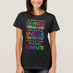 Wir sind wie eine Schachtel Krebse zurück zum Schu T-Shirt