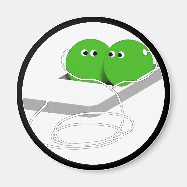 Wir sind wie zwei Erbsen in einem Pod Magnet (Vorne)