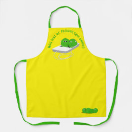 Wir sind wie zwei Erbsen in einem Pod Schürze