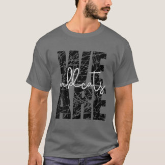 Wir sind Wildkatzen Lehrer Schule Sport Fan Team S T-Shirt