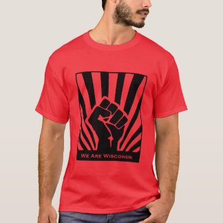 Wir sind Wisconsin-solidaritäts-T - Shirt - Rot