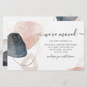 Wir sind zu einer neuen Ankündigung über die Adres Briefpapier