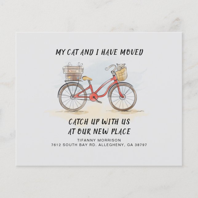 Wir sind zu einer neuen Ankündigung übergegangen (Vorderseite)