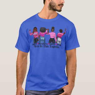 Wir sind zusammen Familienfreunde des Brustkrebs T-Shirt