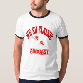 Wir so klassischer Podcast-Wecker-T - Shirt