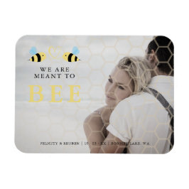 Wir sollen zwei schöne Bienen-Hochzeiten zitieren Magnet