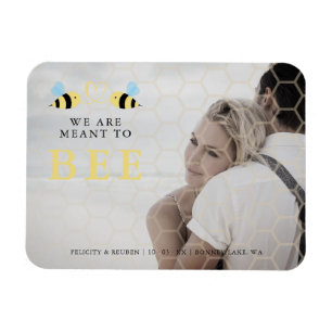 Wir sollen zwei schöne Bienen-Hochzeiten zitieren Magnet