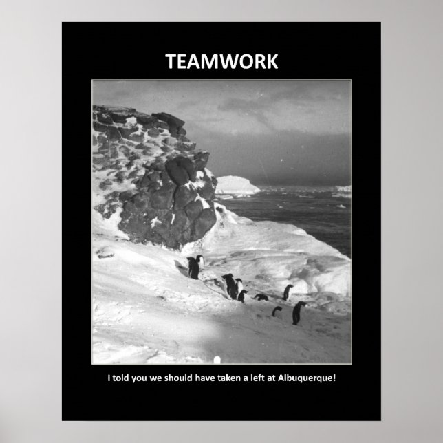 "Wir sollten uns einen verlassen haben" Poster (Vorne)