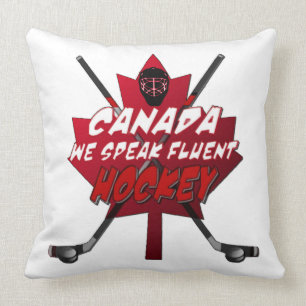 Wir sprechen fließendes Hockey-Kanada-Spaß-Kisse Kissen