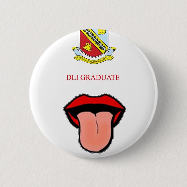 Wir sprechen in den Zungen Button (Vorderseite)