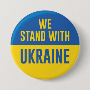 Wir stehen mit der Ukraine Button