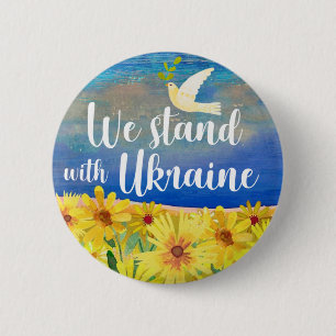 WIR STEHEN MIT DER UKRAINE-Taste Button