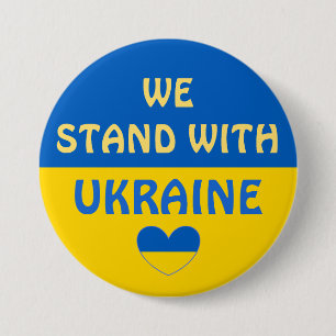 Wir stehen mit der Ukraine   Unterstützung anzeige Button