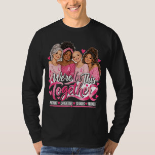 Wir Stehen Zusammen Brustkrebs-Bewusstseinslauf T-Shirt
