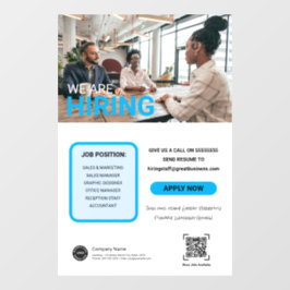 Wir stellen unser Team Custom BUSINESS Logo zusamm Fensteraufkleber