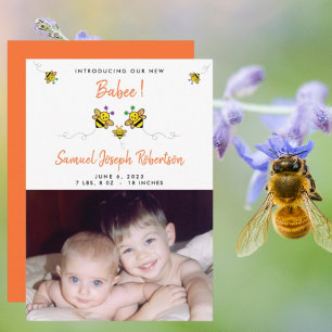 Wir stellen unseren neuen Babee-Bienen-Fotonamen v Ankündigung
