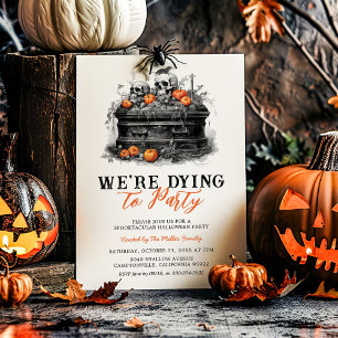 Wir sterben vor Lust auf die Halloween-Party Einladung