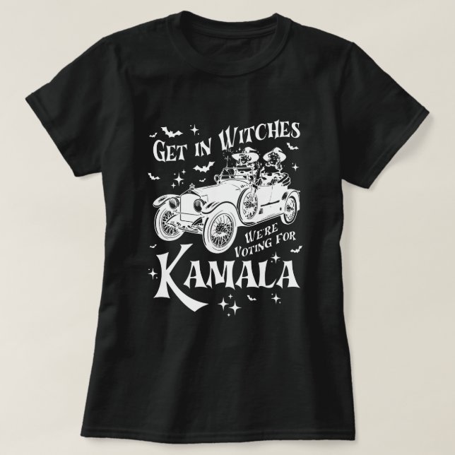 Wir stimmen für Kamala2 T-Shirt (Design vorne)