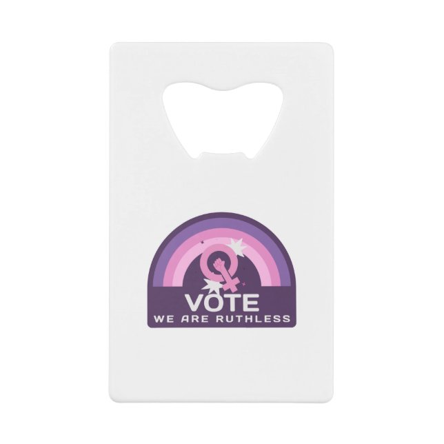 Wir stimmen unbarmherzig geldbeutel flaschenöffner (Vorderseite)