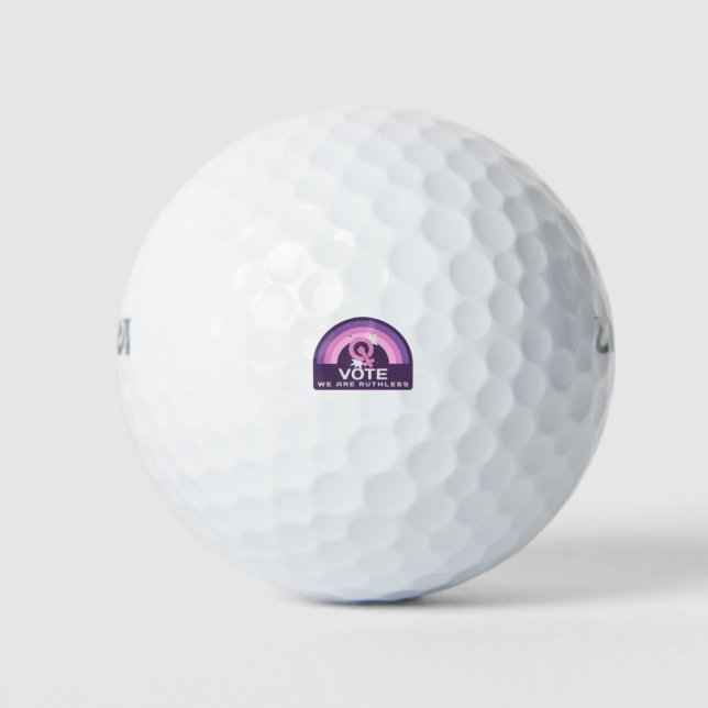 Wir stimmen unbarmherzig golfball (Vorderseite)