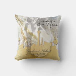 Wir taten es in Vegas Wedding Keepake Kissen