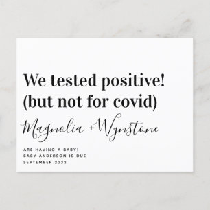 Wir testeten positive Funny Pregnancy Ankündigung
