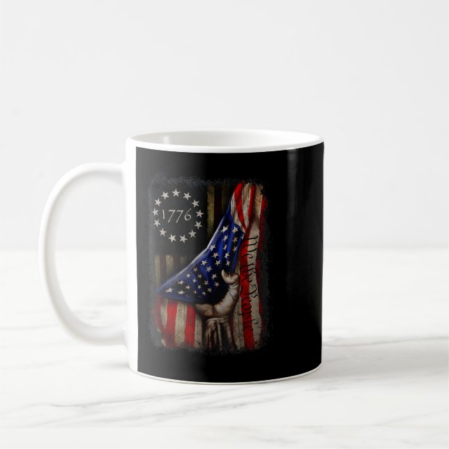 Wir The People American History 1776 Independence  Kaffeetasse (Links)